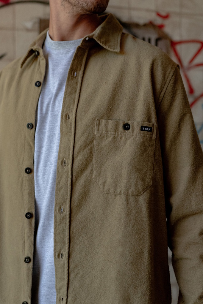 CAMISA VIYELA PESADA ML - CABIN BEIGE
