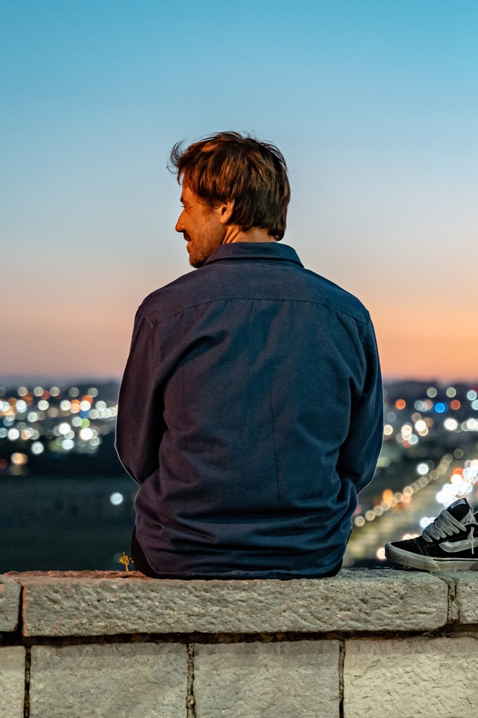 CAMISA VIYELA PESADA ML - CABIN AZUL