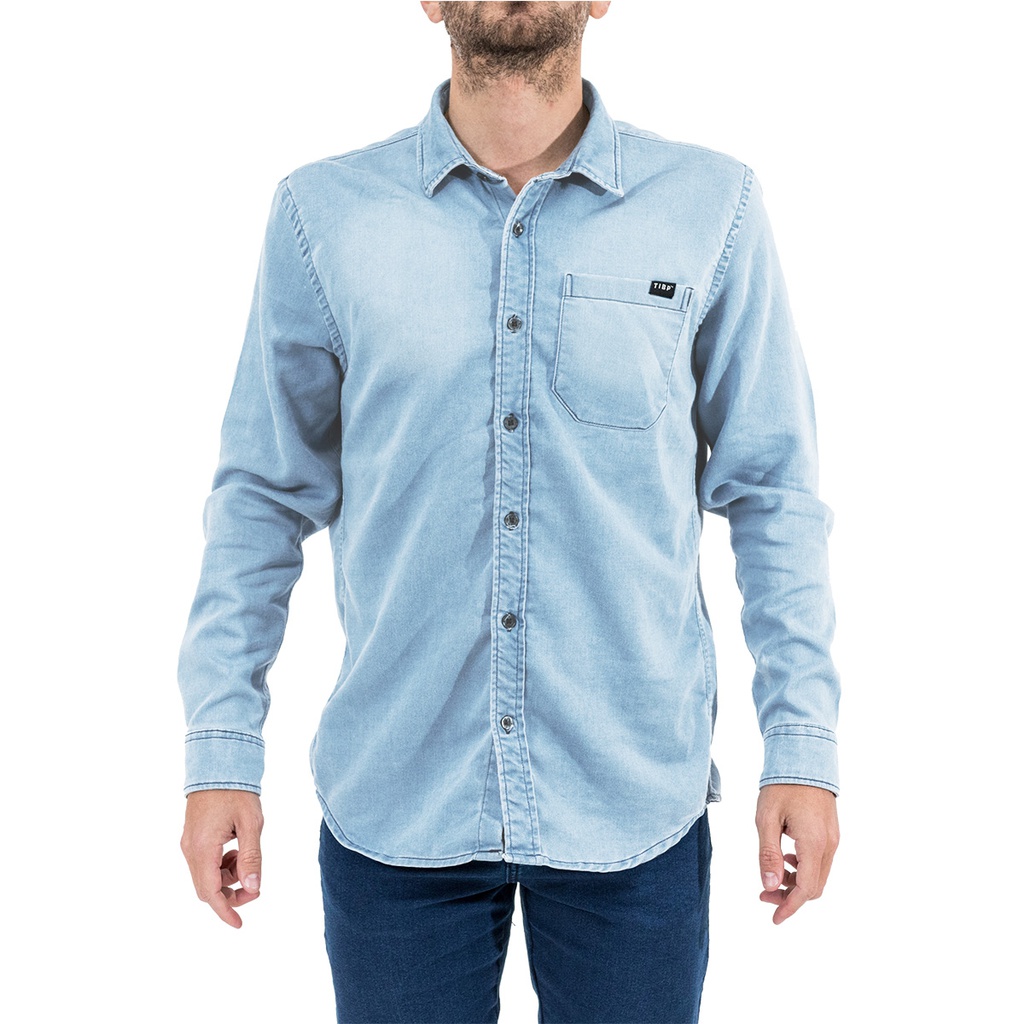 CAMISA MANGA LARGA- DENIMBOY