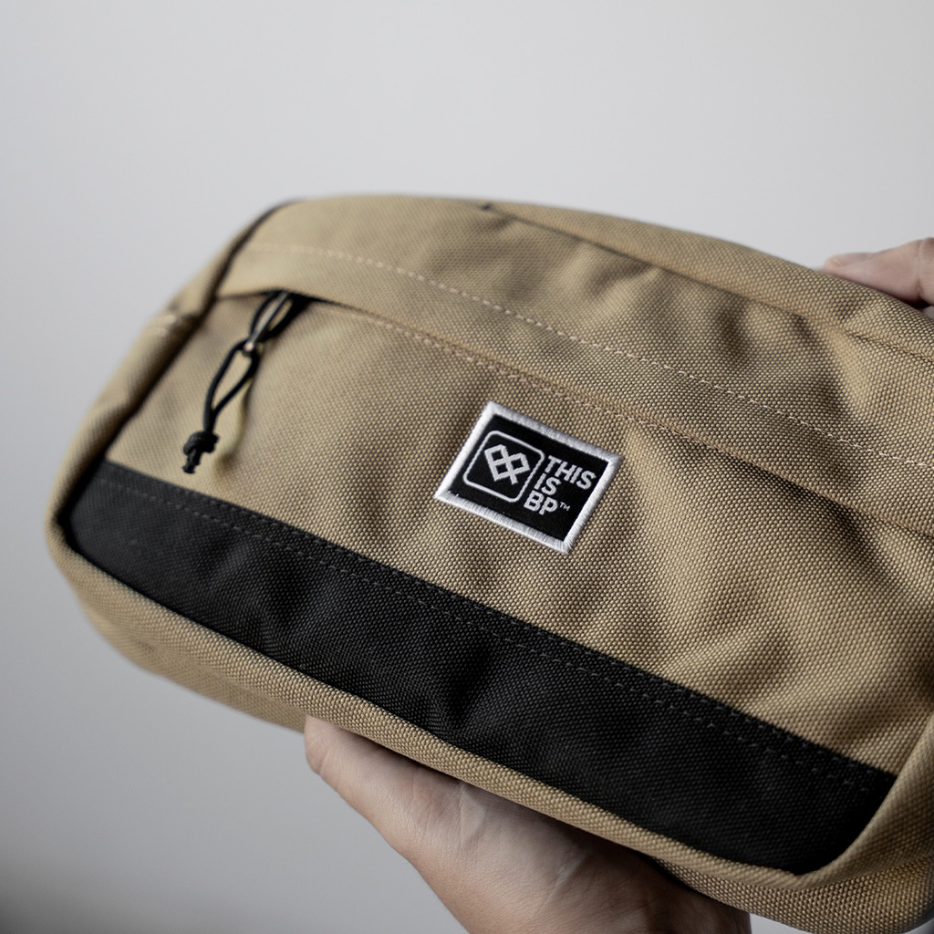 RIÑONERA - FRONT PATCH BROWN