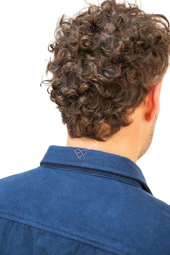 CAMISA VIYELA PESADA ML - CABIN AZUL