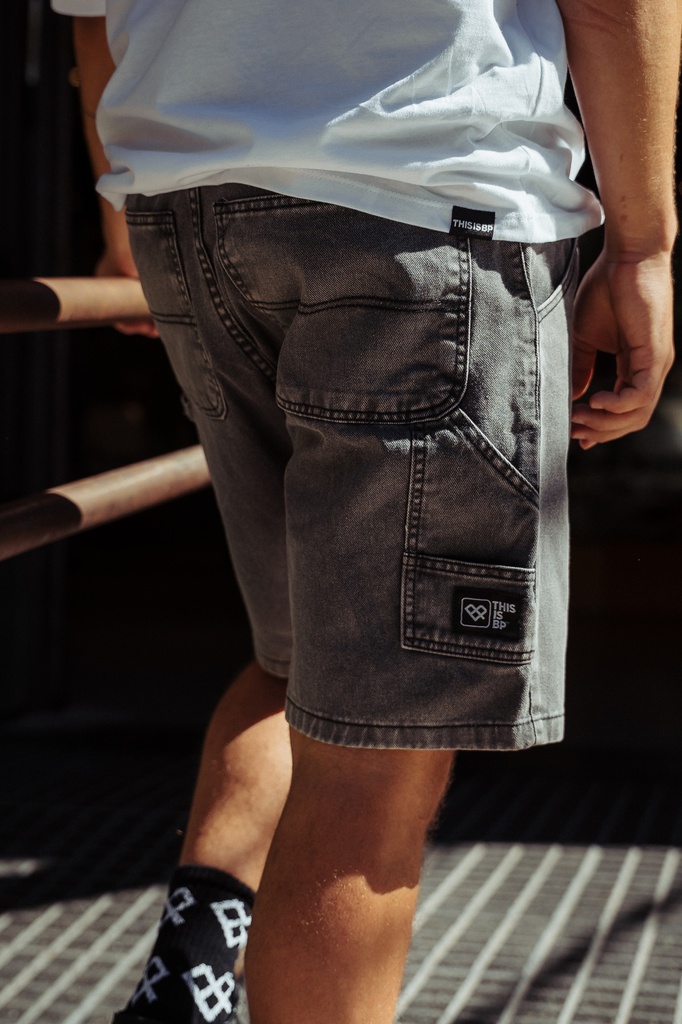 BERMUDA CARPINTERO DENIM - BONDI GRIS