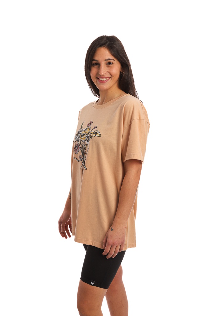 REMERA MANGA CORTA OVERSIZE MUJER - RAMO