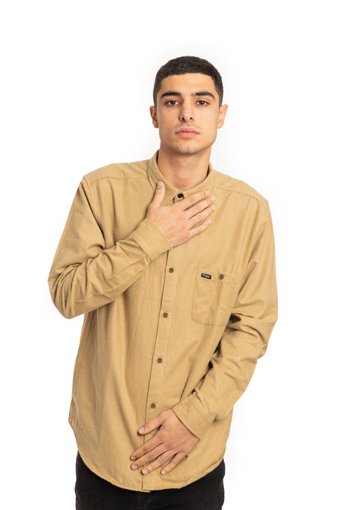 CAMISA ML - BEIGE