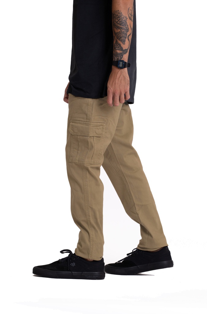 PANTALON CARGO - INDIO