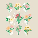 REMERA MC - FLOWERS & BONES