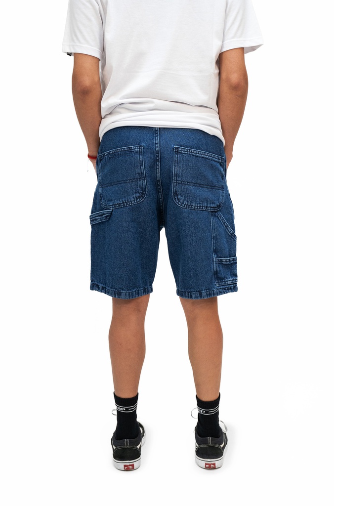 BERMUDA CARPINTERO DENIM - BONDI AZUL