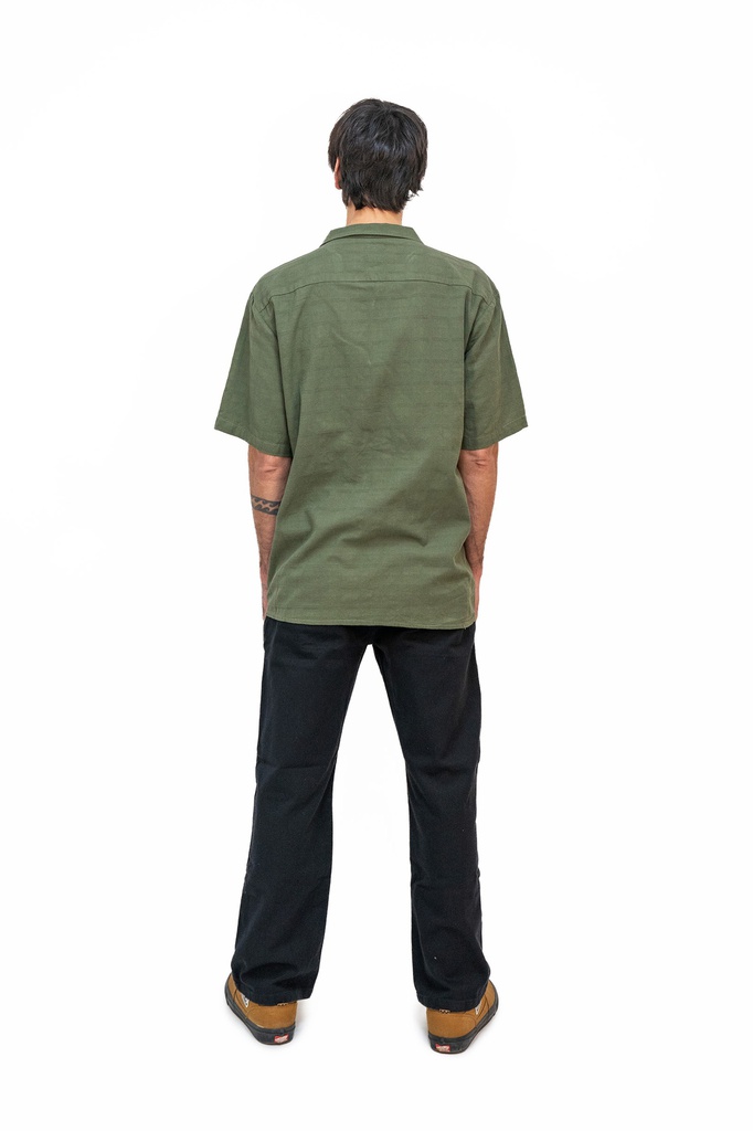 CAMISA MC RELAXED - LOTUS GREEN