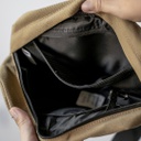 RIÑONERA - FRONT PATCH BROWN