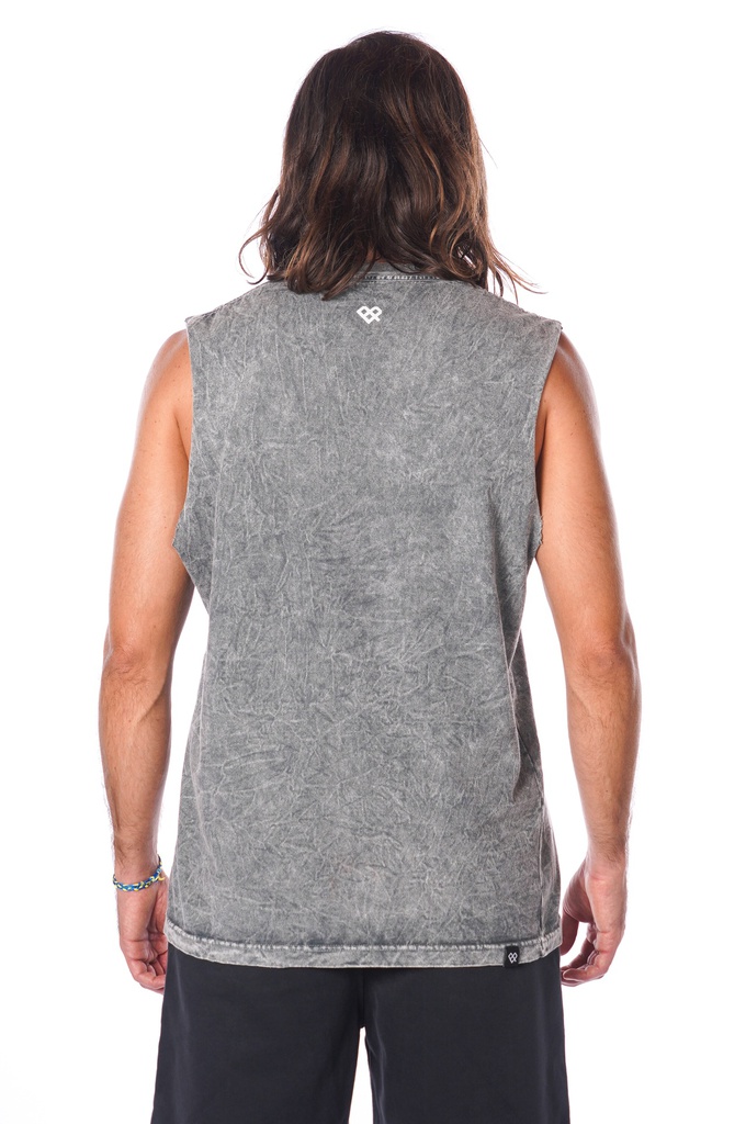 REMERA SIN MANGA RELAXED - ISO STONE