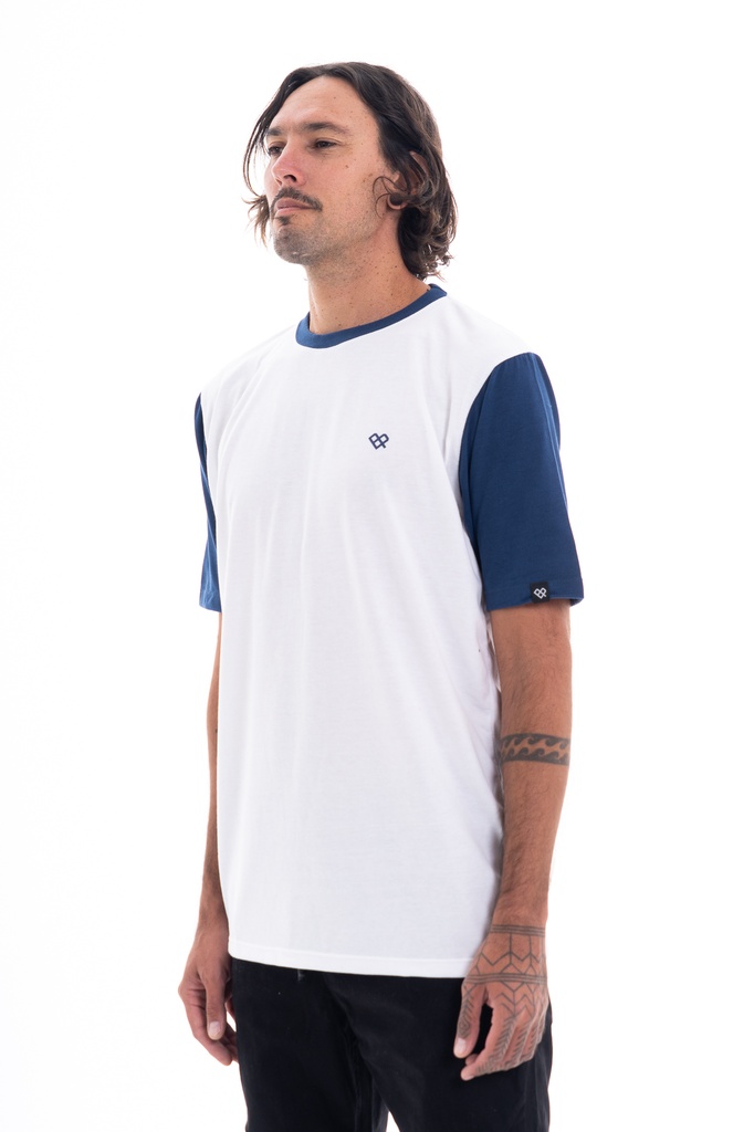 REMERA MANGA CORTA - SANTORINI BLUE