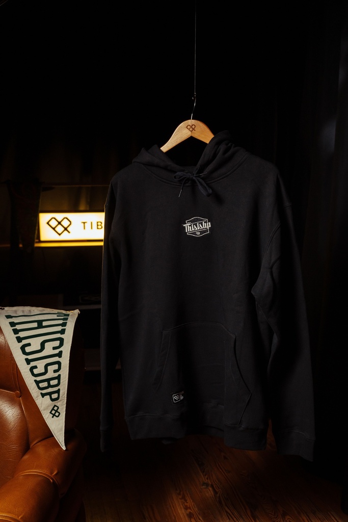 BUZO CANGURO CON CAPUCHA RELAXED FIT - BORDADOR