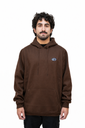 BUZO CANGURO CON CAPUCHA RELAXED FIT - TUNDRA CHOCO