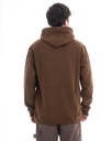 BUZO CANGURO CON CAPUCHA RELAXED FIT - TUNDRA CHOCO