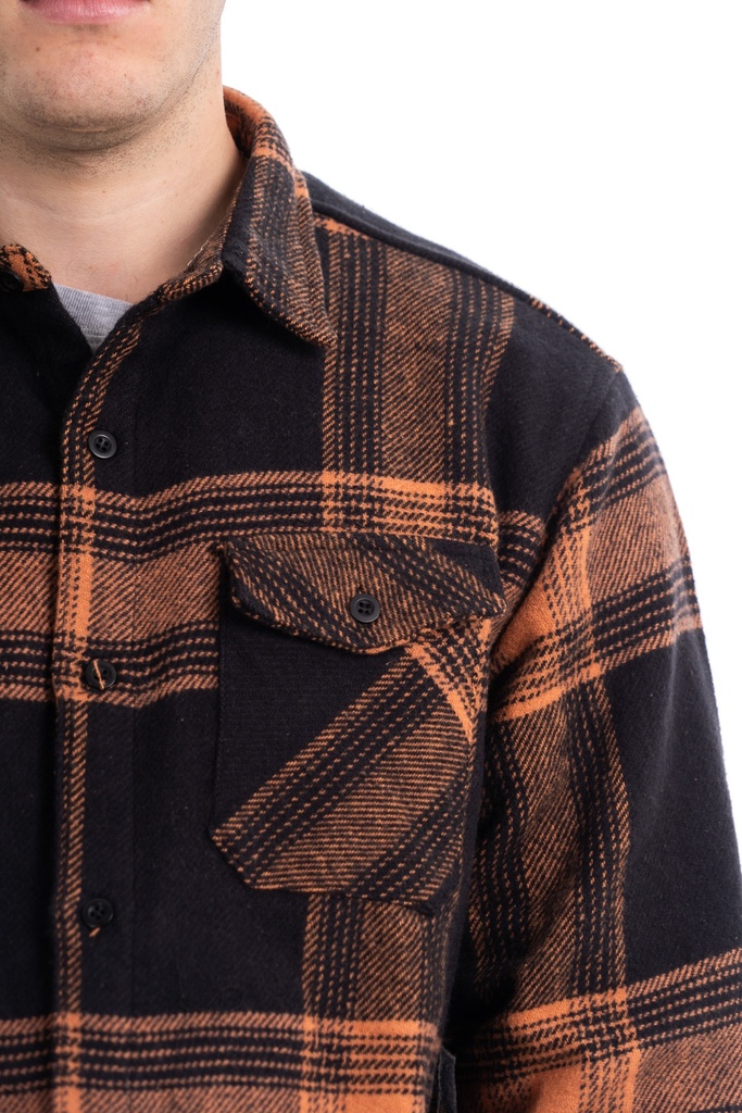 CAMISACO DE PAÑO REGULAR FIT- COMBINADO