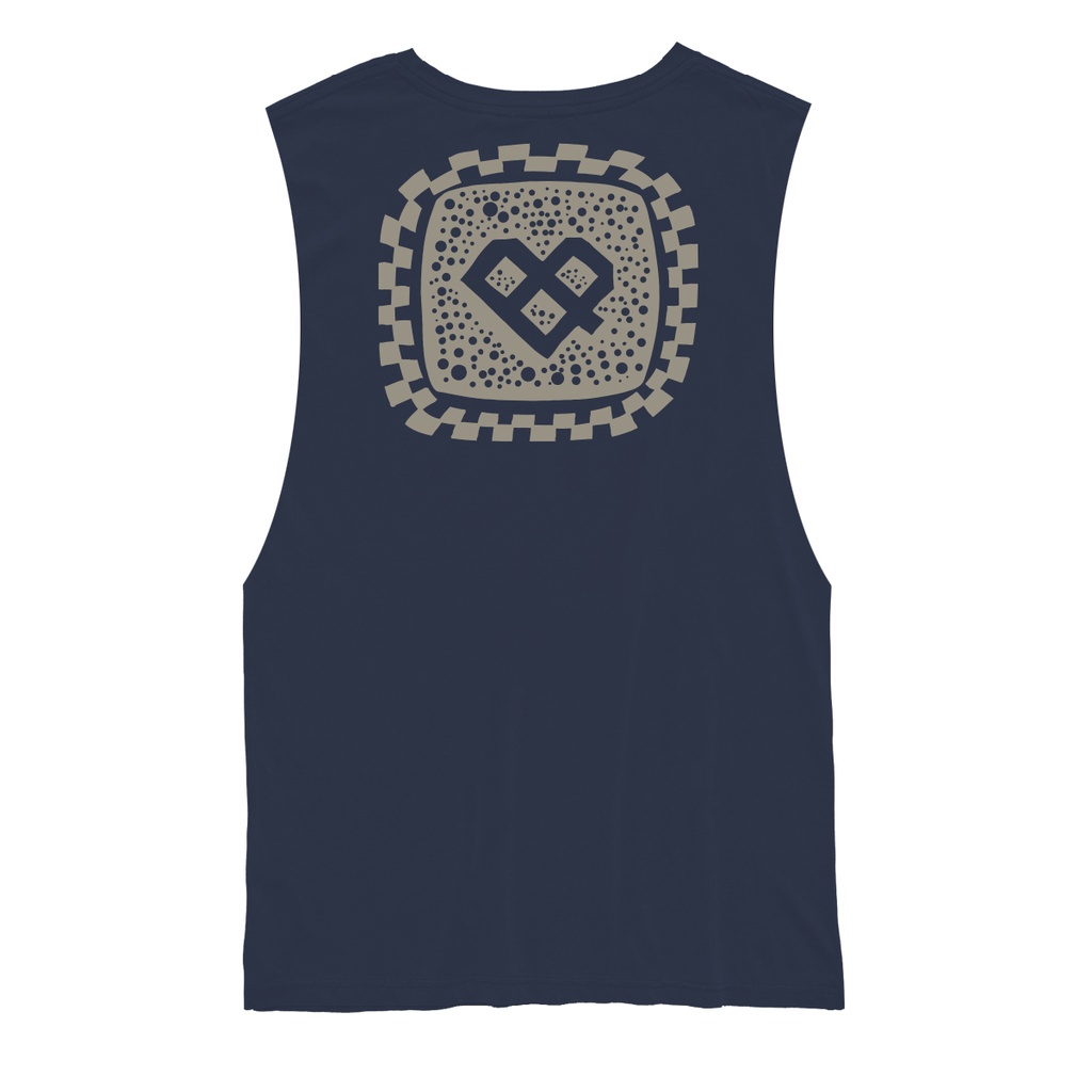 REMERA SIN MANGA - CHECK ISO