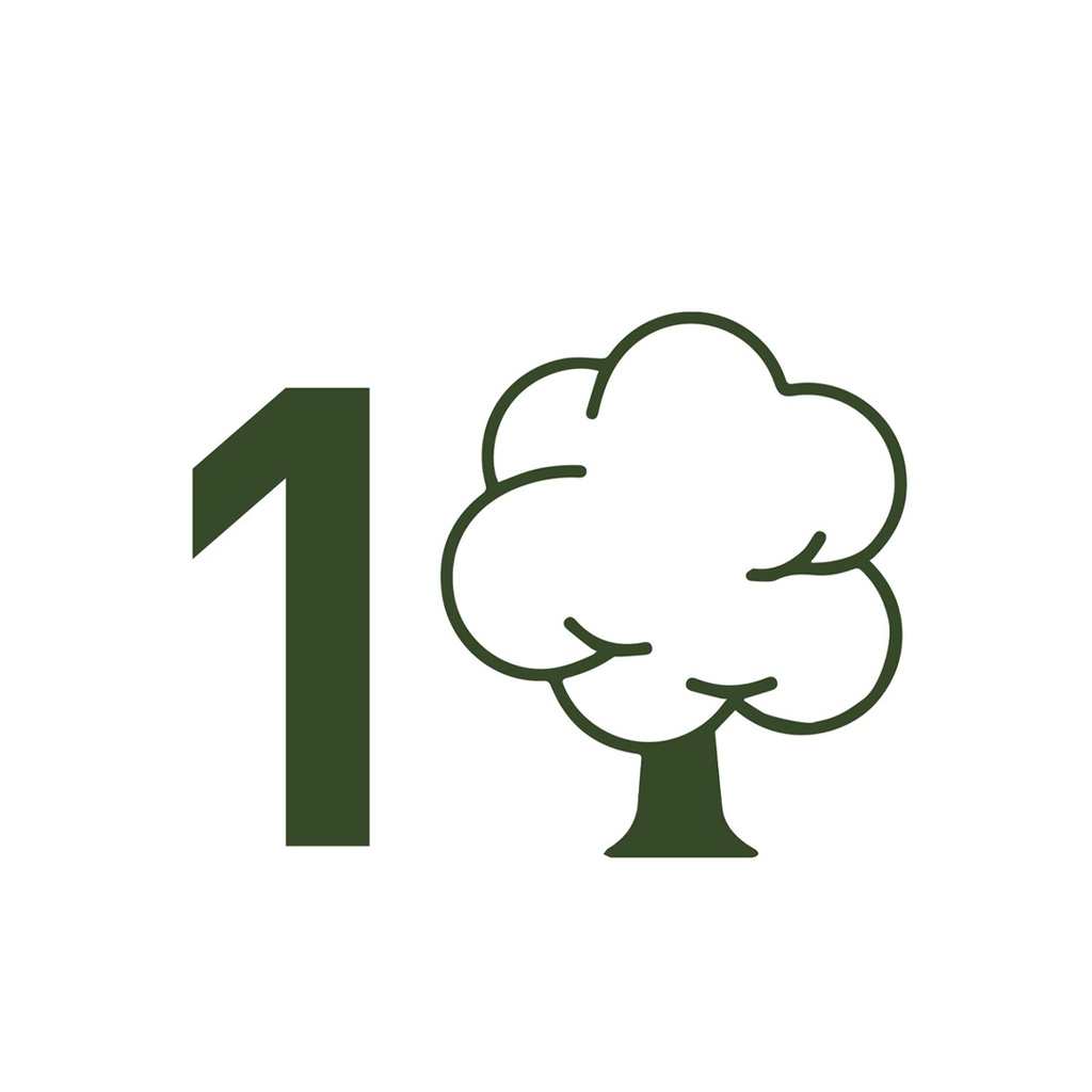 1 Árbol plantado gracias a tu pedido