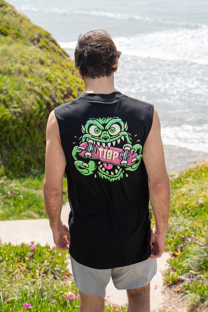 REMERA SIN MANGA RELAXED - MOSTRI