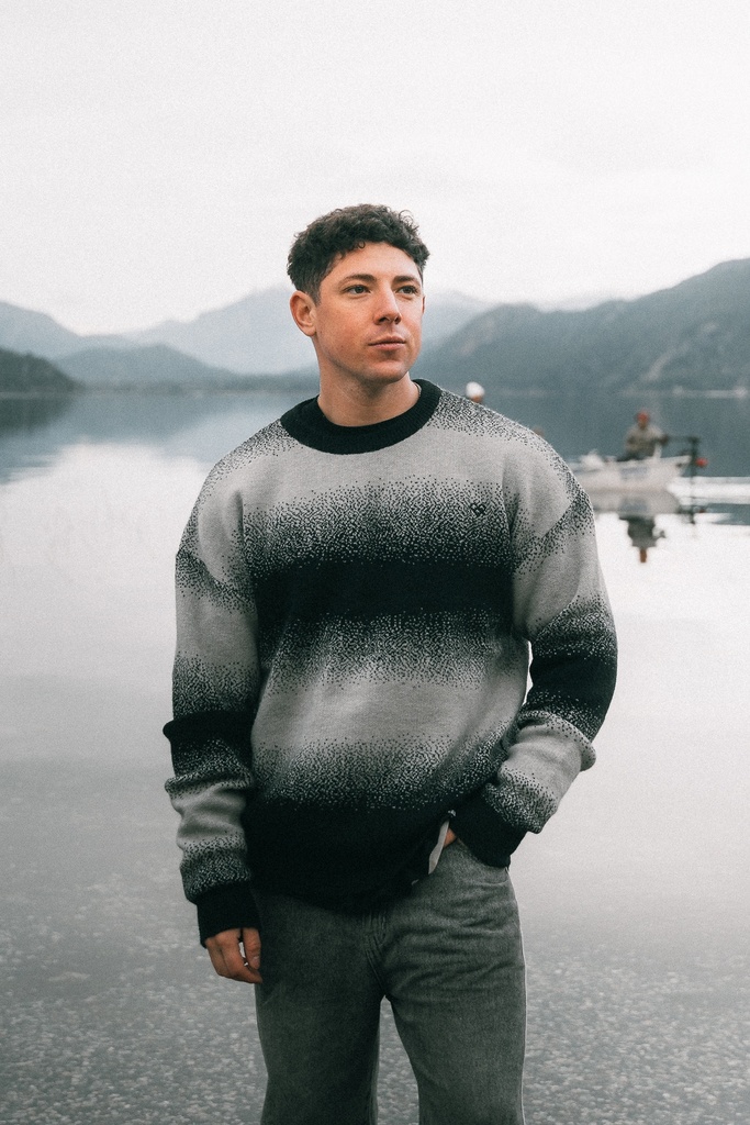 SWEATER - GRADIENT CIELO