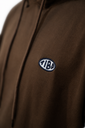 BUZO CANGURO CON CAPUCHA RELAXED FIT - TUNDRA CHOCO