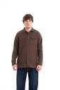CAMISACO DE PAÑO REGULAR FIT - BROWN LAKE