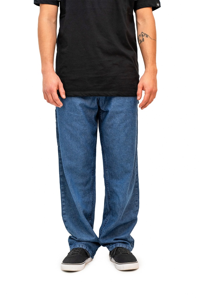 PANTALON DENIM RELAXED FIT - CARPINTERO AZUL