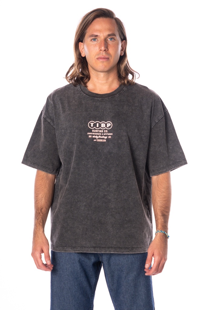 REMERA MANGA CORTA LOOSE FIT - SALGADO BLACK