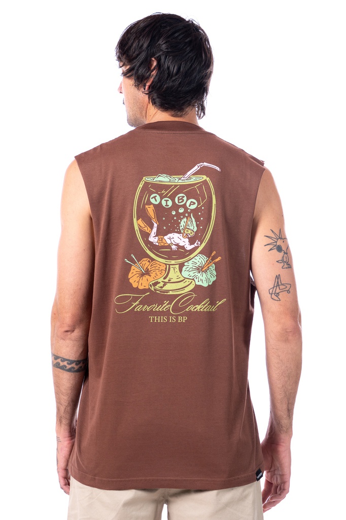REMERA SIN MANGA RELAXED FIT - DRINK
