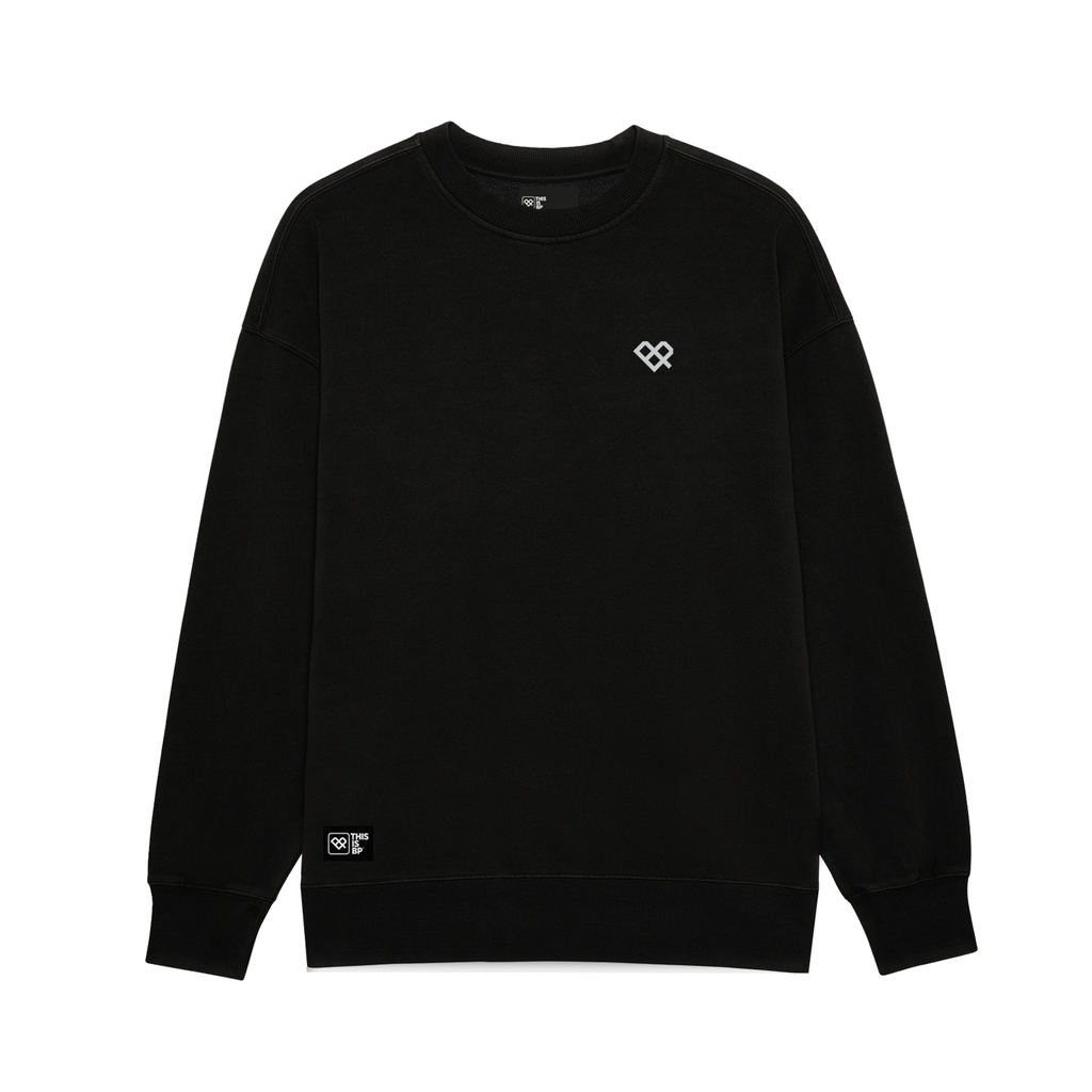 BUZO CUELLO REDONDO RELAXED FIT - ISO FRONT CREW