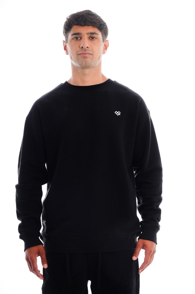 BUZO CUELLO REDONDO RELAXED FIT - ISO FRONT CREW