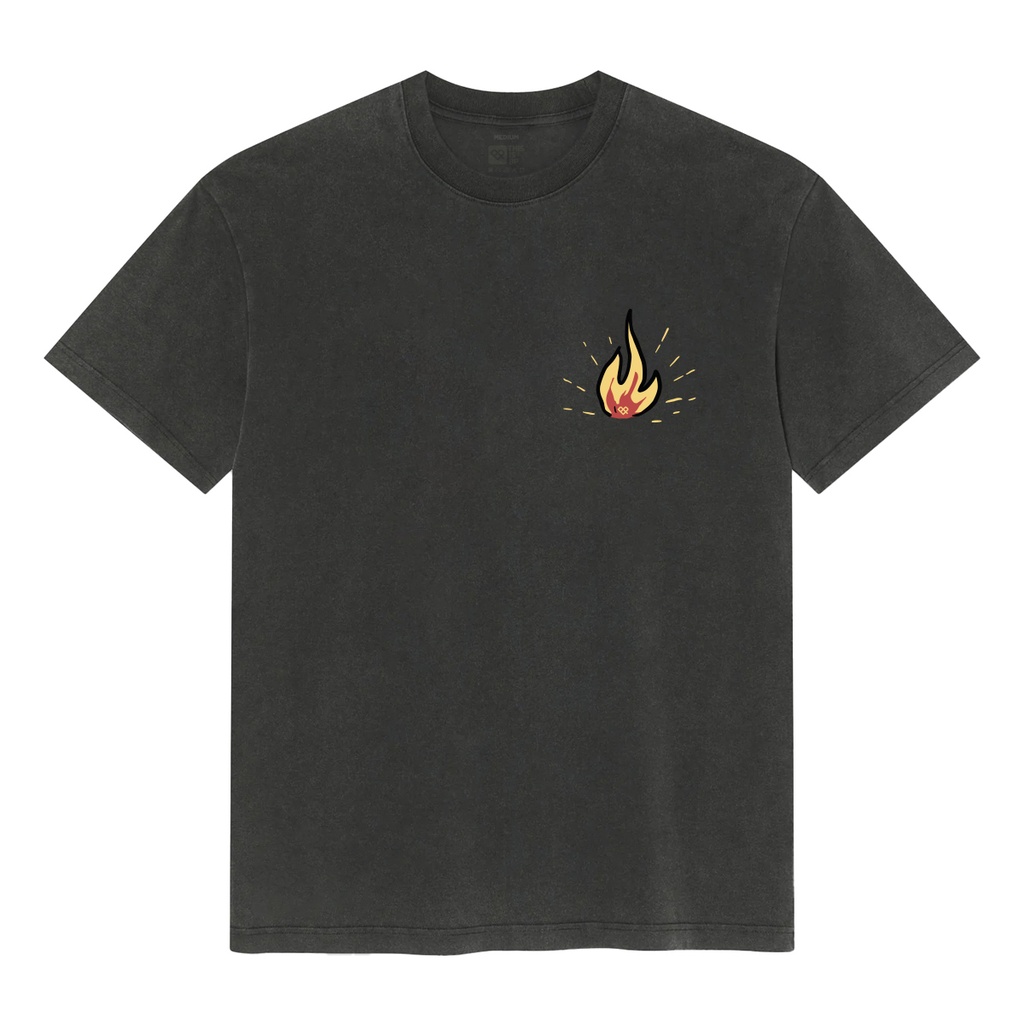 REMERA MANGA CORTA LOOSE FIT - FLAME OZONO G2