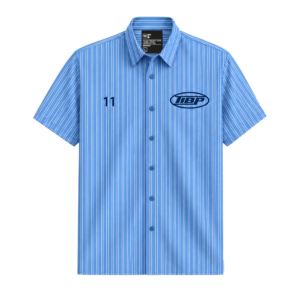 CAMISA MANGA CORTA LOOSE FIT - RAYAS