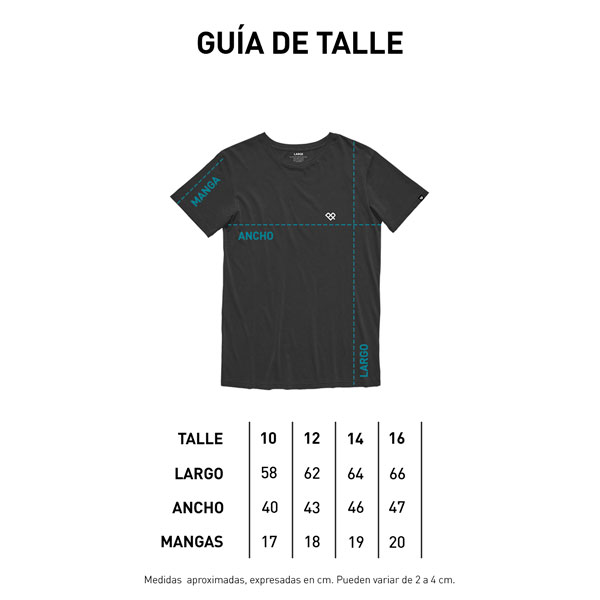 Tabla de talles generica 071 S24
