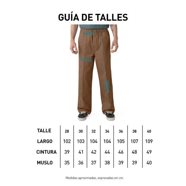 Guia de talle pantalón Wyn