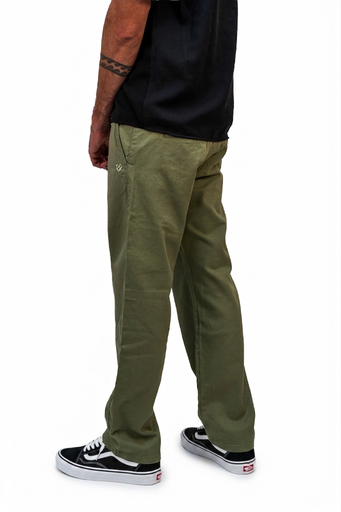 [083215096] PANTALON GABARDINA LOOSE FIT - STOCK PLAZA