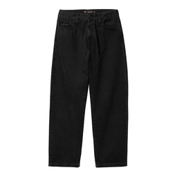[083215091] PANTALON DENIM RELAXED - R BLACK