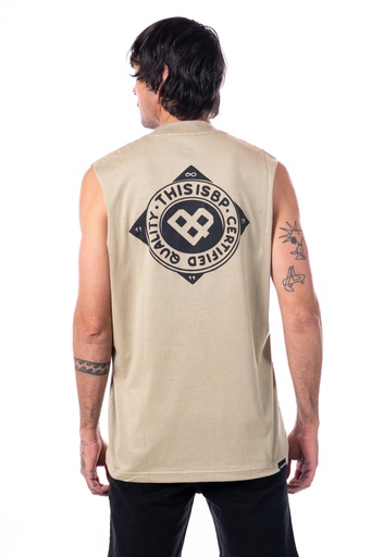 [032215026] REMERA SIN MANGA RELAXED FIT - CARIMBO