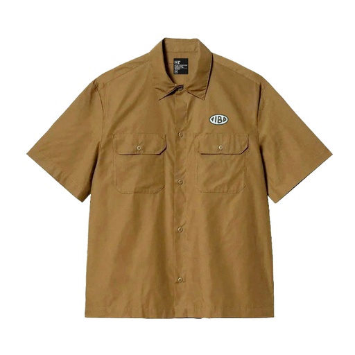 [082215237] CAMISA MANGA CORTA RELAXED FIT - MANGUE