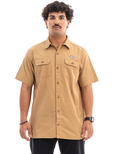 [082215237] CAMISA MANGAS CORTAS RELAXED - MANGUE
