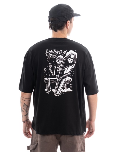 [031215H182] REMERA MANGA CORTA RELAXED FIT - WAITING RACE